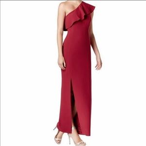 Calvin Klein one shoulder formal gown - size 2